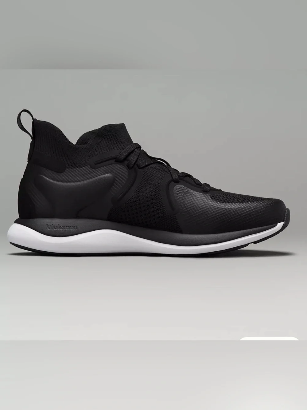 lululemon athletica Women's Black Knit Slip-On Running Shoes